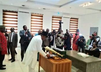 Fubara Unveils N1.1trillion 2025 Budget Before  Four-member Rivers State Assembly