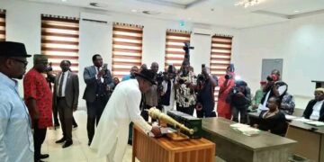 Fubara Unveils N1.1trillion 2025 Budget Before  Four-member Rivers State Assembly