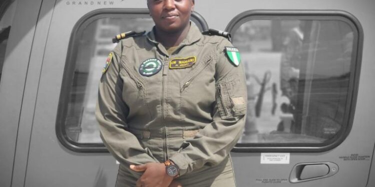 History As Lt. Changfe Maigari Becomes Nigerian Navy First Female Pilot