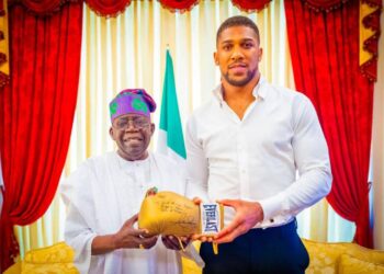 Boxing Champion, Anthony Joshua Visits President Tinubu