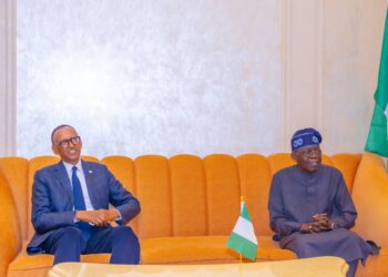 President Tinubu, Paul Kagame Of Rwanda Hold Talk In Abu Dhabi