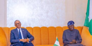 President Tinubu, Paul Kagame Of Rwanda Hold Talk In Abu Dhabi