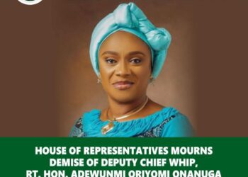 House Of Reps. Deputy Chief Whip, Hon. Adewunmi Onanuga Is Dead