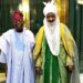 Refrain From Rhetorics That Undermine Public Trust – FG Cautions Emir Of Kano, Sanusi Lamido Sanusi