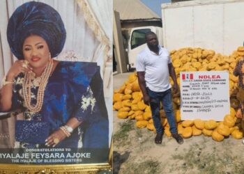 Wanted Female Lagos Drug Kingpin, Alhaja Ajoke Aladiye In NDLEA Net