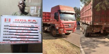 NDLEA Intercepts 40ft Trailer Load Skunk In Abuja, Seizes 6 Vehicles