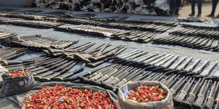 Customs Handover 3,897 Riffles, Cartridges To NCCOSALW