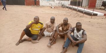 NSCDC Nabs, Parades 4  Suspects For Illegal Revenue Collection, Sale Of Stickers In Kogi