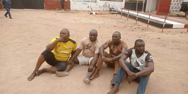 NSCDC Nabs, Parades 4  Suspects For Illegal Revenue Collection, Sale Of Stickers In Kogi