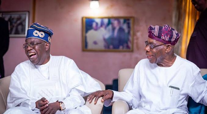 President Tinubu Pays Tribute To Former President Olusegun Obasanjo@88