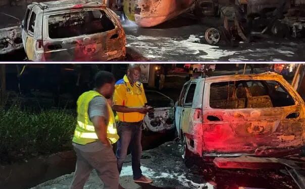 Two Dead, Four Injured, 15 Vehicles Burnt In Lagos Tanker Fire Incident