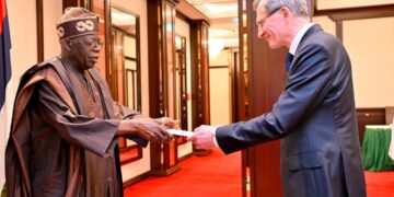 President Tinubu Receives Letter of Credence From New Russian  Ambassador to Nigeria