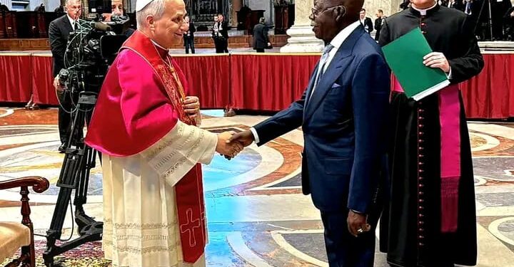 How President Tinubu, Peter Obi, Kayode Fayemi Meet At The Vatican