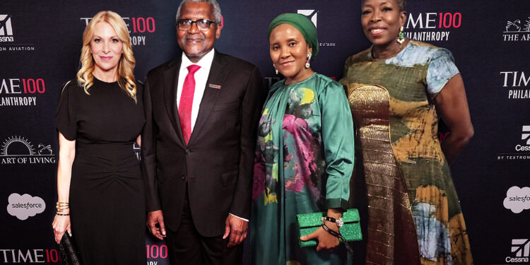 At TIME100 Impact Dinner,  Dangote Pledges More Investments To Uplift Vulnerable Populations