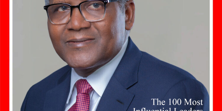 Time Magazine Names Aliko Dangote Among Top 100 Philanthropists In The World