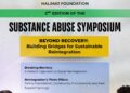 Halimat Foundation Fixes June 26 For Symposium On Sustainable Reintegration For Substance Abuse Recovery