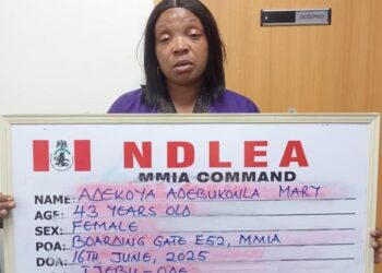 NDLEA Nabs Woman Travelling To India For Fibroid Surgery With 2.20kg Cocaine