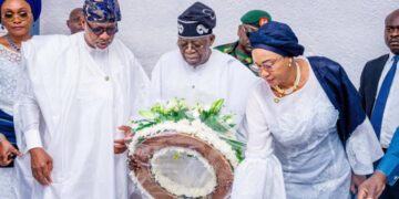 President Tinubu, Abiodun Eulogise Oba Adetona At Fidau Prayer