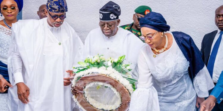 President Tinubu, Abiodun Eulogise Oba Adetona At Fidau Prayer