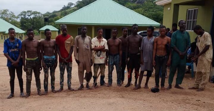 12 Suspected Kidnappers, One Informant Arrested In Kogi, Kwara