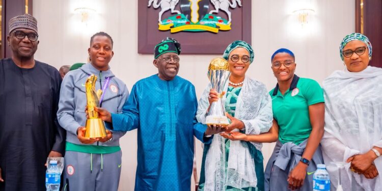 WAFCON : President Tinubu Rewards Super Falcons With $100,000, Apartments, OON