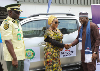Dangote Cement Donates Patrol Vans To Lagos, Ogun Traffick Management Agencies