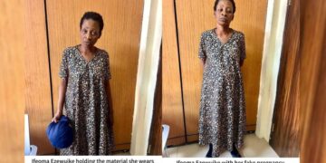 NDLEA Arrests Widow Using Fake Pregnancy To Traffic Cocaine In Lagos