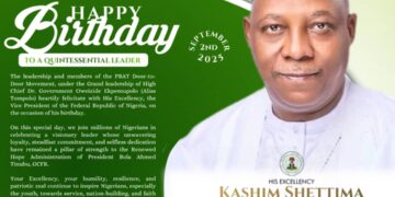 PBAT Door-to-Door Movement Felicitates VP Shettima On 59th Birthday, Commends His Leadership