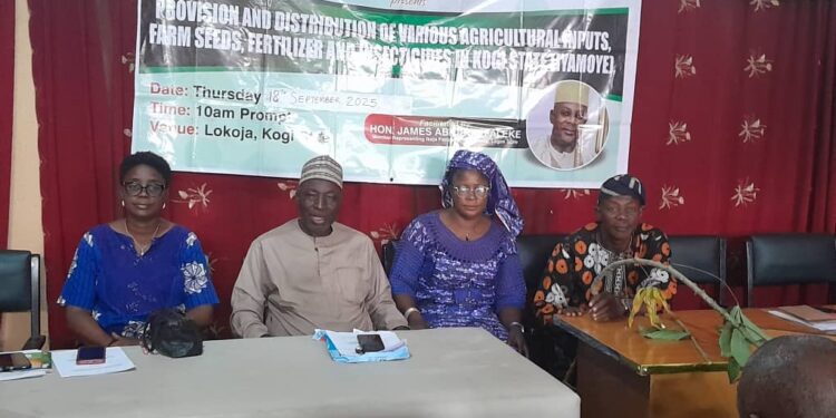 House Of Reps. Member, Hon. James Faleke Donates Agric. Inputs Worth N150mln To Kogi Farmers