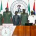 Nigerians Expect Results, Not Excuses, President Tinubu Tells New Service Chiefs, Decorates Them With New Ranks