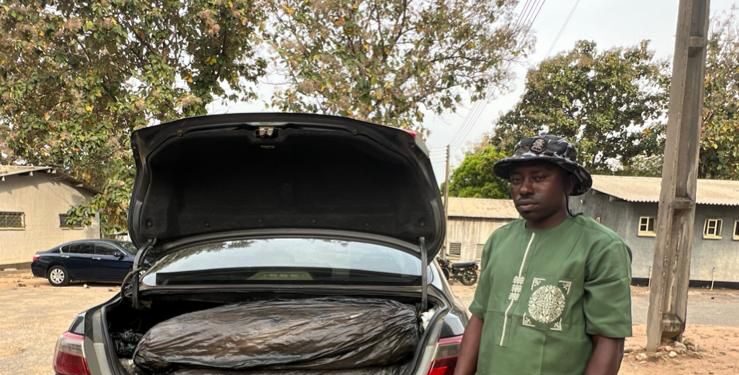 Troops Intercept 108.8kg Cannabis In Kogi, Arrest Courier, Impound Vehicle