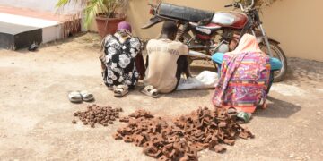 NSCDC Arrests Three Suspects In Kwara For Stealing Railway Clips, Nuts