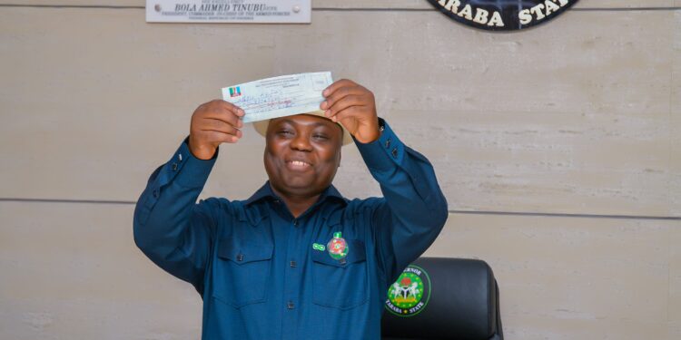 Taraba Governor, Agbu Kefas, Seals Movement To APC, Registers, Obtains Membership Card At Wukari Ward