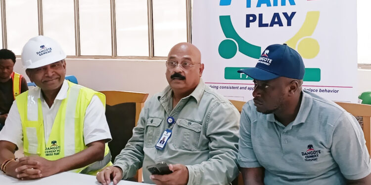 Dangote Cement Unveils FairPlay Initiative To Ignite Safety Culture Transformation In Ibese Plant