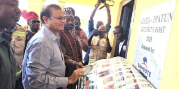 Dangote Cement Donates Security Posts To Kogi Host Communities