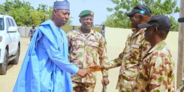 Governor Zulum Distributes Farm Tools, Commissions School In Damasak