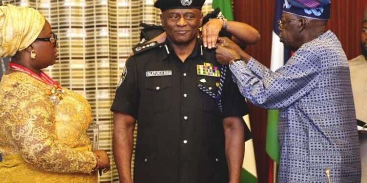 President Tinubu Swears In Tunji Disu As Acting IGP, Urges Him To Restore Peace, Strengthen Security
