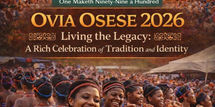 Ogori Fixes April 18 For Grand Finale Of 2026 Ovia Osese Cultural Festival