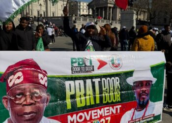 PBAT Door 2 Door Members Hold Solidarity Rally In London To Mark Tinubu’s UK State Visit