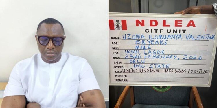 Drug Kingpin Declared Wanted In UK Arrested In Nigeria By NDLEA After 15yrs On The Run
