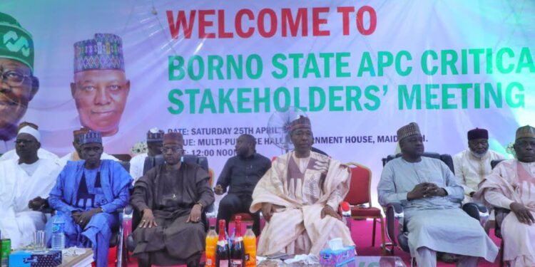 2027 :  Borno APC Stakeholders Endorse Tinubu, Shettima For Second Term In Office