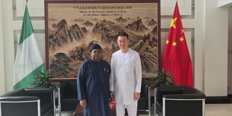 Tegbe, Chinese Envoy Meet To Deepen Nigeria-China Cooperation On Power, Infrastructure