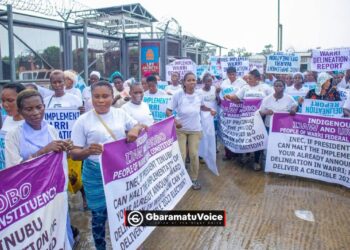 Demand For Delineation Escalates As Ijaw, Urhobo Youths, Women Shut Down 13 Oil Flow Stations, Over 400,000bpd Lost