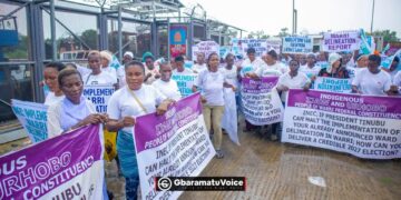 Demand For Delineation Escalates As Ijaw, Urhobo Youths, Women Shut Down 13 Oil Flow Stations, Over 400,000bpd Lost