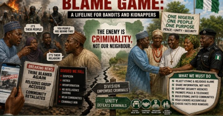 Religious And Ethnic Blame Game : A Lifeline For Bandits and Kidnappers By Abdulkarim Abdulmalik