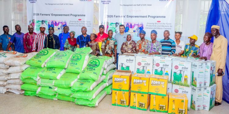 Dangote Cement Ibese Empowers 60 Farmers With Free Training, Inputs To Boosts Food Security In Host Communities
