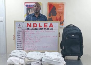 NDLEA Nabs Brazil-based Nigerian Businessman With 6.10kg Liquid Cocaine Concealed In Shirts, Towel