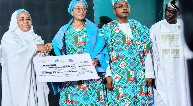 Senator Oluremi Tinubu Unveils N100mln Empowerment Scheme For 2,000 Petty Traders In Kogi, Urges Nigerians To Harness Opportunities