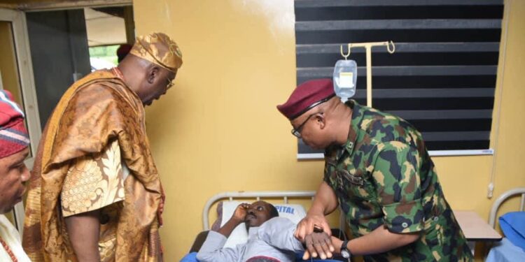 Today, We Choose Gratitude Over Grief, Soun Says During Visit To 44 Oyo Rescued Teachers, Pupils At Ibadan Military Cantonment