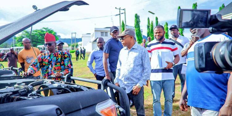 We Will Never Negotiate With Criminals, Governor Ododo Declares, Inspects Newly Acquired Security Vehicles